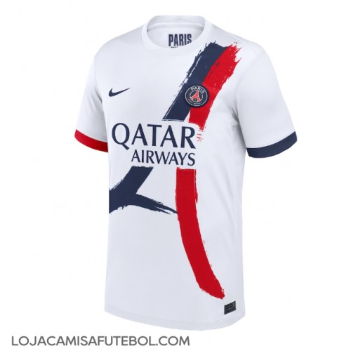 Camisa de Futebol Paris Saint-Germain Equipamento Secundário 2024-25 Manga Curta